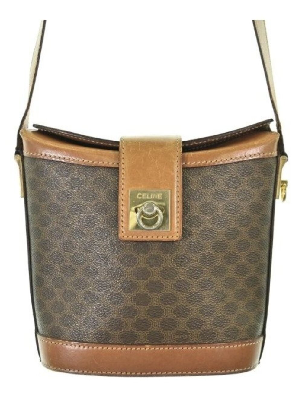 Celine Macadam Pattern Shoulder Bag